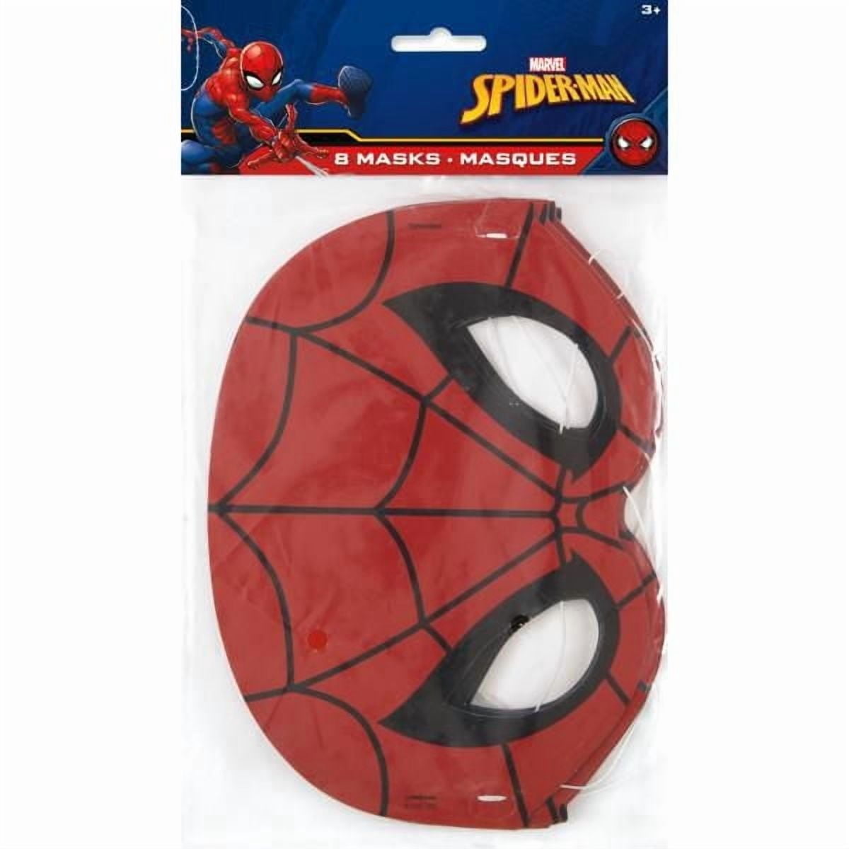 8 masques Spiderman