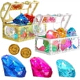 thumbnail image 1 of 24 Diving Gem Pool Toys Colorful Summer Swimming Gem Diving Toys With 2 Boxes Summer Underwater Swimming Toy Set For Parties Birthday Wedding Decoration Gem Small Swimming Pools for Kids with Shade, 1 of 3