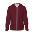 thumbnail image 1 of Lsque Maroon Pattern UPF 50+ Lightweight Sun Protection Men's Women's Long Sleeve Shirt, Hoodie Performance -Small, 1 of 7