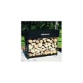 thumbnail image 1 of Alexander Manufacturer 36 WRC 3 ft. Woodhaven Firewood Rack & Standard Cover, Black, 1 of 1