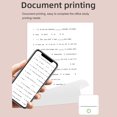 thumbnail image 4 of Riwcyla 2Inches Pocket Printer Portable Thermal Printer Machine Wireless BT Connection for Picture Label DIY Handcraft List Meno Notes Journal Receipt Paper Instant Sticker with 1 Roll Thermal Pa, 4 of 6