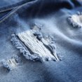 thumbnail image 5 of Pantalon en Denim Droit Ajusté Déchiré pour Homme, Coupe Extensible Confortable, Jeans Décontractés Stylés avec Délavage, 5 of 5