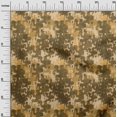 thumbnail image 3 of oneOone Velvet Mustard Yellow Fabric Abstract Texture Sewing Material Print Fabric By The Yard 58 Inch Wide, 3 of 5