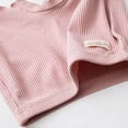 thumbnail image 5 of MKOSPLRT Ribbit Knit Shorts for Toddler Girl High Waist Stretch Shorts Basic Solid Color Summer Shorts Cute Lettuce Leggings for 2-10Y, 5 of 5