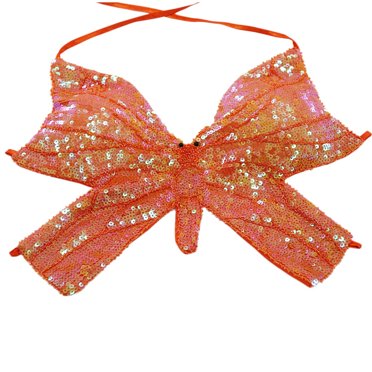 Haut Court Papillon à Paillettes Scintillantes pour Femmes Débardeur Aguichant Bandage pour Danse du Ventre Fête Boîte de Nuit
