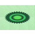 thumbnail image 1 of Ahgly Tapis Rectangulaire Lavable en Machine Intérieur Transitionnel Vert Clair, 3 Pieds x 5 Pieds, 1 of 7