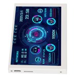 Moniteur informatique Temp, PC Affichage du panneau de capteur DIY Thème 360 Degré Rotation Luminosité réglable 5in IPS Pour le bureau