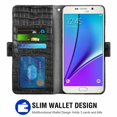 thumbnail image 2 of Étui de Téléphone Mobile pour Samsung Galaxy Note 5, Étui de Téléphone Mobile pour Samsung Galaxy Note 5, Étui à Rabat, Noir, 2 of 7