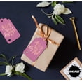 thumbnail image 4 of Inkdotpot Rose Gold Foil Paper Hang Tags Merry And Bright Christmas Favor Tags 100 Pieces, 4 of 6