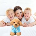 thumbnail image 4 of XZNGL Puppy Plush Toy Doll Teddy Dog Rag Doll Cute Cute Trumpet Simulation Animal Doll, 4 of 9