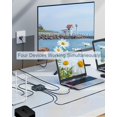 thumbnail image 2 of LIEZHUA Ethernet Splitter 1 to 4 - Network Splitter with USB Power Cable RJ45 Internet Splitter Adapter 1000Mbps High Speed for Cat 5/5e/6/7/8 Cable [4 Devices Networked Simultaneously], 2 of 5