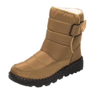XZNGL Boots for Women Winter Womens Winter Boots Winter New Cotton Shoes Snow Waterproof High-Top Non-Slip Womens Boots