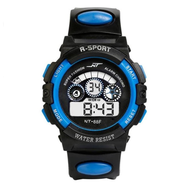 EGNMCR Mens Boy's Digital LED Quartz Alarm Date Sports Wrist Watch the watch