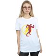 thumbnail image 2 of DC Comics T-Shirt Boyfriend en Coton pour Femmes avec Emblème de Course Flash, 2 of 3