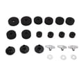 thumbnail image 3 of 21Pcs Batterie Cymbale Feutre Pad Anti Glissement Instrument Accessoire Pièce de Rechange Ensemble KitBlack, 3 of 14