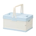 thumbnail image 2 of EGNMCR Storage Bins, Storage Containers Outdoor Camping Folding Box Car Trunk Camping And Picnic Storage Box Small Household Storage Container. P lastic storage b ox, 2 of 6
