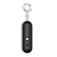 thumbnail image 2 of Safety Alarm Pocket LED Flashlight Emergency Alert Button Travel Seniors Personal Protection Device Noise Maker Supplies Black, 2 of 9