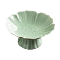 thumbnail image 4 of Elodie Porcelain Footed Bowl Countertop Fruit Tray for Kitchen Farmhouse Dining Table green, 4 of 8