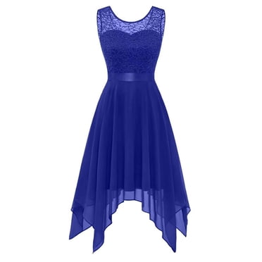 Aboser Robes en Dentelle pour Invitées de Mariage pour Femmes Robe de Mère de Mariée pour Mariage Sans Manches Asymétrique Formelle Robes de Soirée Superposées Robe de Fête de Bal