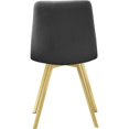 thumbnail image 2 of Meridian Furniture Annie Gray Velvet Dining Chair (Set of 2), 2 of 5