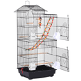 thumbnail image 3 of Yaheetech 39'' Bird Cage for Mid-Sized Parrots, Cockatiels or Parakeets, Black, 3 of 9