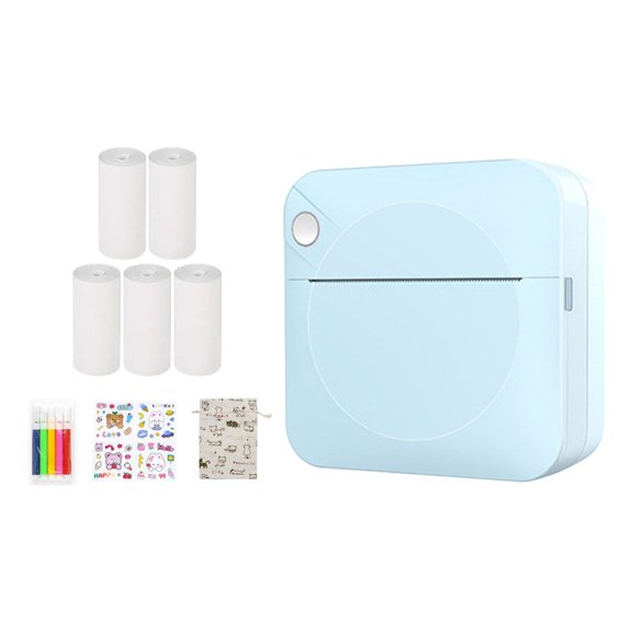 Gkeoshab Electrical Tools Mini Printer Portabel Print Pod,Portable Photo Pocket Student Wrong Question Printing Home & Garden