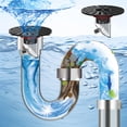 thumbnail image 1 of Vrorvz Universal Stainless Steel Floor Drain Deodorizer for Bathroom and Toilet Odor Control Water Blocking Insect Rodent Prevention Easy Installation with Detachable Filter Basket, 1 of 8