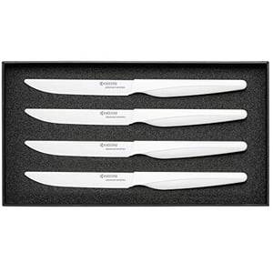 Kyocera SK-4PC Advanced Ceramic Steak Knife Set, One Size, White
