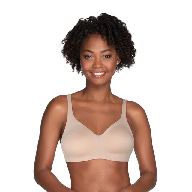 Vanity Fair Womens Beyond Comfort Simple Sizing Wireless Bra, XL