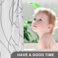 thumbnail image 2 of Ensemble de Rideau de Douche en Tissu, Rideau de Douche à Rayures Grises Abstraites avec 12 Crochets pour Rideau de Douche, Rideau de Douche en Tissu Blanc Rustique, Ensembles de Rideaux de Douche Style Western Farmhouse pour Salle de Bain, 72x72 Pouces, 2 of 5