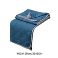 thumbnail image 3 of Double Bedding Quilt - Blue And Purple Double Bedding Quilt Suitable For All Seasons Soft Cover Quilt, 3 of 9