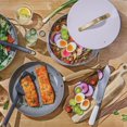 thumbnail image 3 of Beautiful by Drew Barrymore 12pc Ceramic Non-Stick Cookware Set, 3 of 6