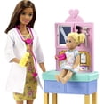 thumbnail image 3 of Barbie Pediatrician Playset, Brunette Doll, 3 of 6