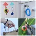 thumbnail image 5 of Unique Bargains Porte-Clés Spirale Extensible en Plastique, Noir 5 Pack, 5 of 5