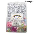 thumbnail image 2 of Bead Bracelet Kit DIY 1200PCS Colorful Jewelry Making Kit Craft Bead Set for Kid, 2 of 10