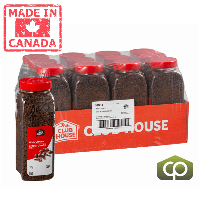 Clubhouse Clou de Girofle Entier 375 g (0,83 Lb) (12/caisse)