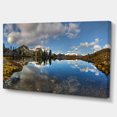 thumbnail image 2 of Panorama de Lac Transparent avec Pins - Impression sur Toile Paysage Très Grande, 2 of 4