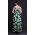 thumbnail image 4 of Bimba Robe Longue Imprimée Teinture sur Nœuds pour Femmes, Col en V, Été, Vacances, Resort, TTTG, 4 of 4