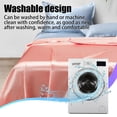 thumbnail image 5 of SROBPTY Bed Sheets, Solid Color Ease Friendly Washable Sheets Luxurious Silk Bedding, 5 of 5