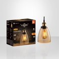 thumbnail image 4 of Xtricity - Suspension en Verre Ambré, Ampoule DEL Incluse, de la Collection Old Fashioned, 4 of 6