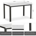thumbnail image 3 of Recaceik Dining Room Table Set Modern Dining Table Set for 4 Kitchen Table and Chairs Faux Marble Dinner Table & 4 PU Leather Upholstered Chairs Dinning Table Sets for 4 Kitchen & Dining Room Sets, 3 of 5