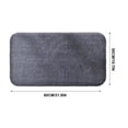 thumbnail image 4 of 31.5x19.7 Inches Microfiber Bathroom Rugs Bath Mat Extra Thick, Soft , Absorbent, Bath Rugs For Bathroom, 4 of 6