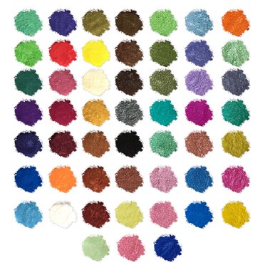 Zootealy Cosmetic Grade Mica Powder Pigment for Soap Bath Bombs Mineral Make Up Nail Art
