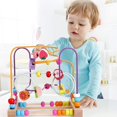 thumbnail image 5 of Bead Maze Wooden Preschool Education Circle Toy, 5 of 5