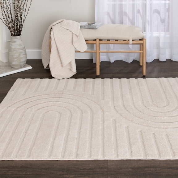 Mainstays Modern Pattern, Machine Washable Accent Scatter Mat 30x45, Recommended for Hallway, Bedroom, Kitchen, and Laundry Room