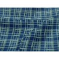 thumbnail image 4 of oneOone Viscose Jersey Fabric Check Kasuri Print Sewing Fabric BTY 60 Inch Wide, 4 of 5