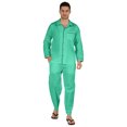 thumbnail image 1 of Inkmeso Men's Cotton PJs Solid Sleepwear Lounge Wear Top & Bottom Pajama Set, 1 of 7