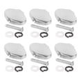 thumbnail image 2 of 6 Pcs Piquet de Réglage de Guitare, Bouton de Tête de Tuner avec Vis et Rondelles pour Guitare Électrique, 2 of 8