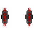 thumbnail image 4 of Maoww Bike Tail Lights LED USB Rechargeable Bicycle Safety Cycling Mountain Bikes Signal Rear Lamp Survival Accessories Red 2Set, 4 of 6