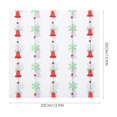 thumbnail image 4 of BRIGHTFUFU 20 Pcs Serviettes de Table Flocon de Neige Jetables Couleurs Assorties pour Menu de Souper des Fêtes, 4 of 7